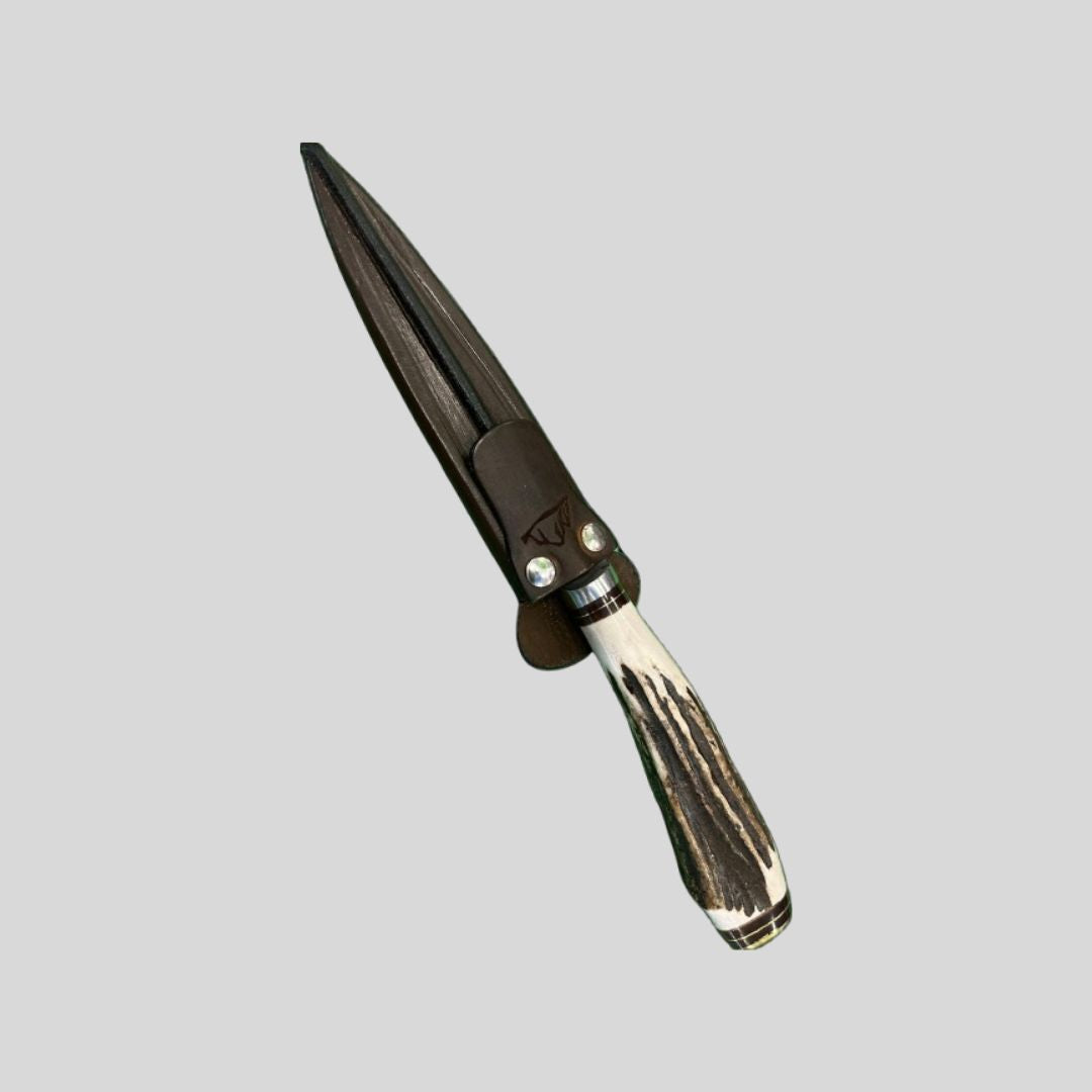Cuchillo Cabo Ciervo Acero Inoxidable 12 cm.