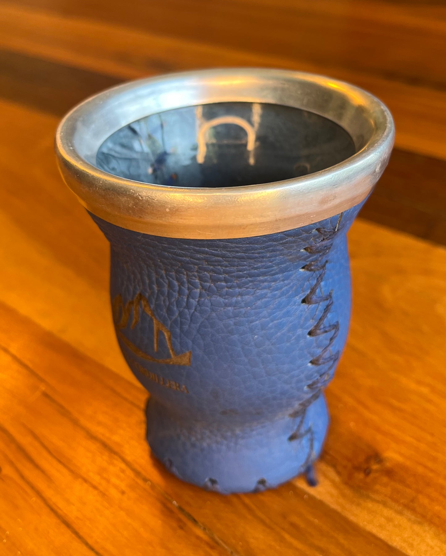 Mate Vidrio Cuero