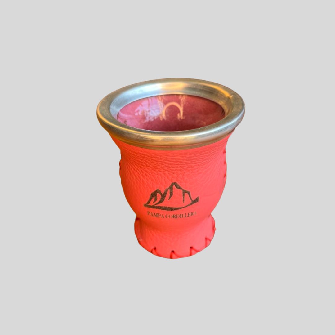Mate Vidrio Cuero