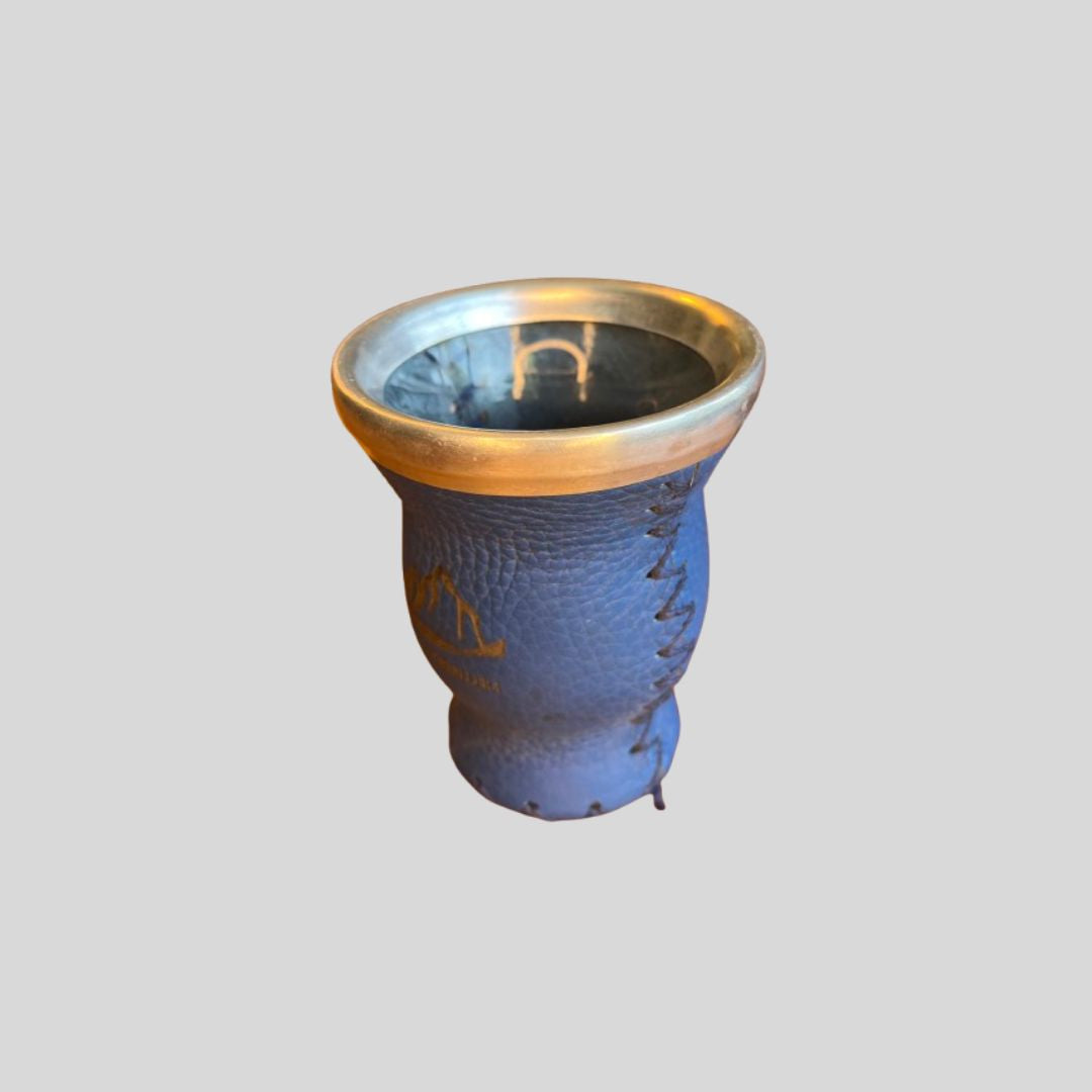 Mate Vidrio Cuero