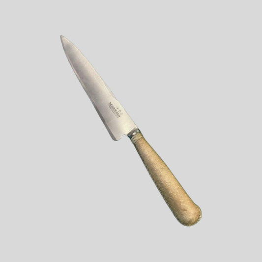 Cuchillo Cuero Cosido Premium  Acero Inoxidable 20 cm.