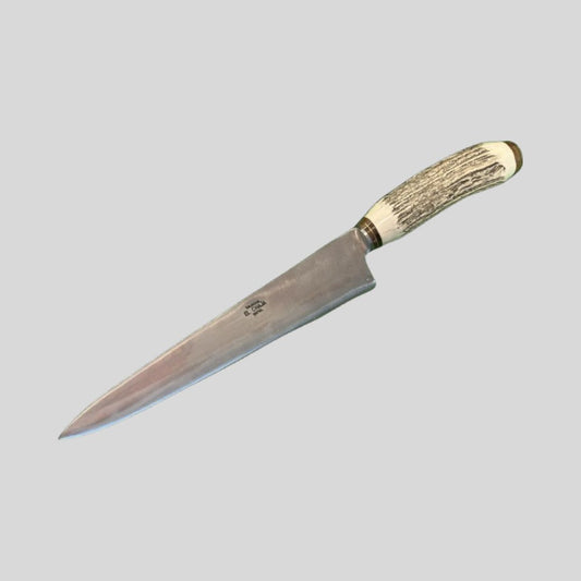 Cuchillo Cabo Ciervo Acero Inoxidable 28 cm.