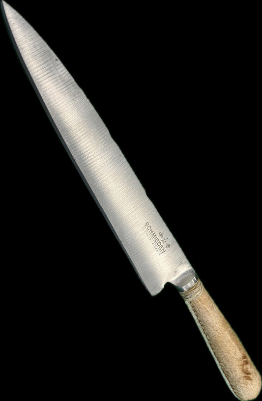Cuchillo Cuero Cosido Básico  Acero Inoxidable 20 cm.