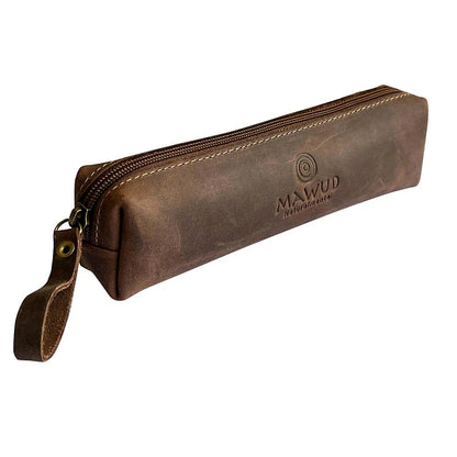 Estuche de Cuero Café