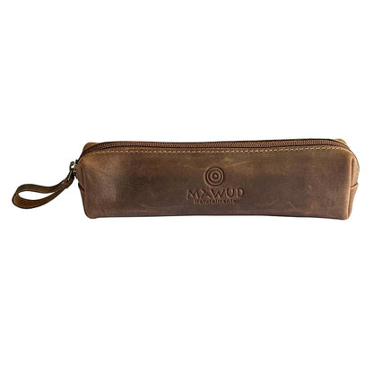 Estuche de Cuero Café