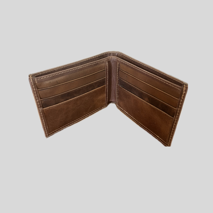 Billetera Cuero Doble sin Correa Cierre