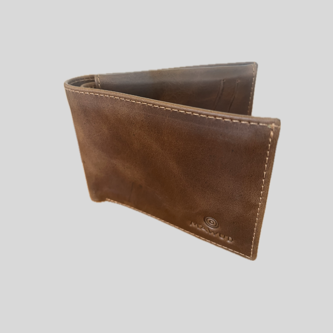 Billetera Cuero Doble con Correa Cierre 2.0