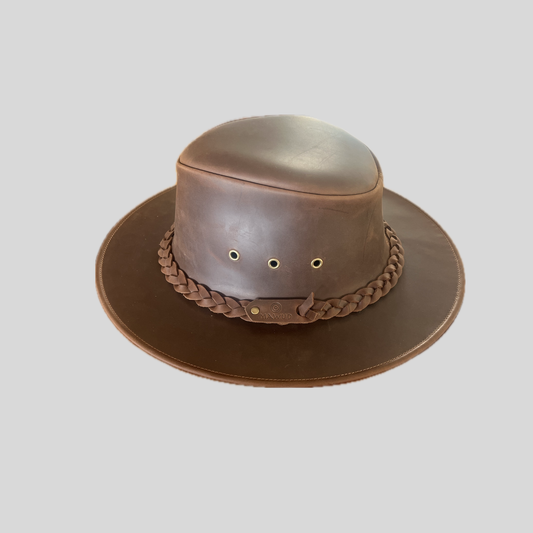 Sombrero de Cuero Café